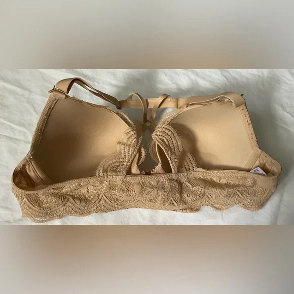 Cacique Tan Lace Underwire Bra - Picture 3 of 5